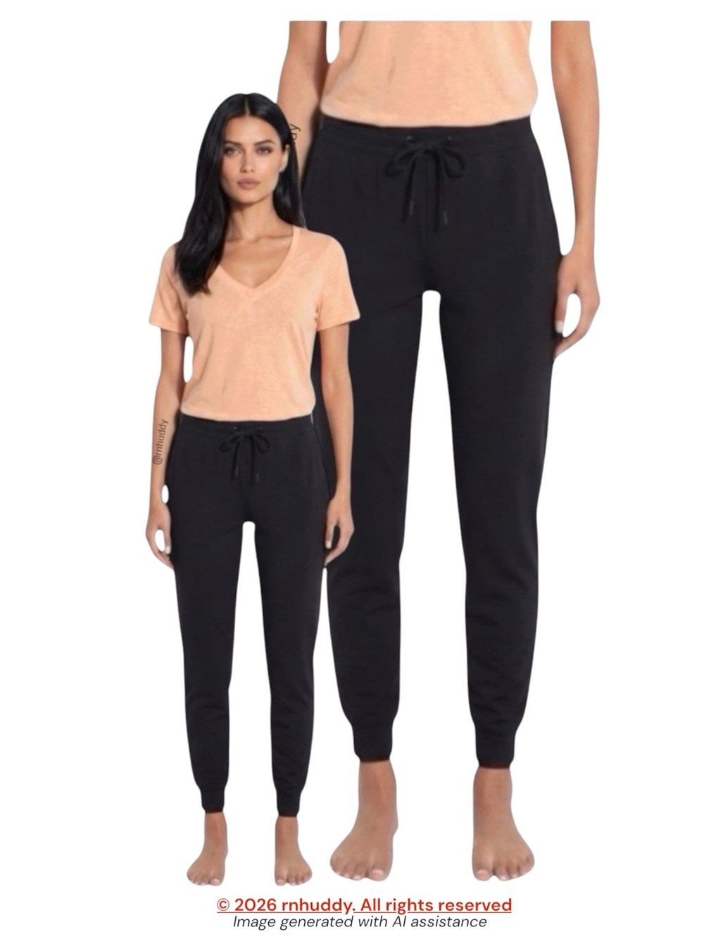 Yogalicious Lux XL black side zip pocket Avenue jogger